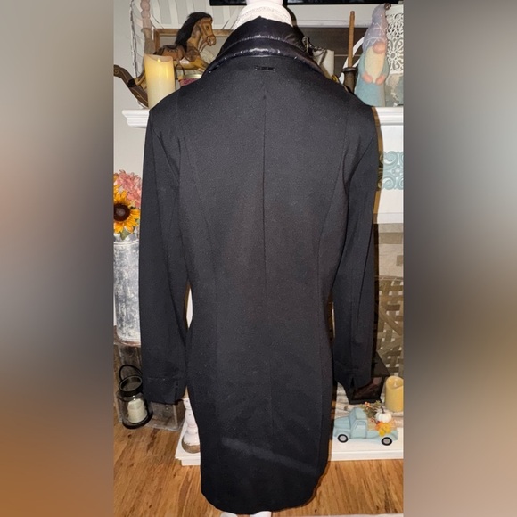 Renuar black long jacket. Used once EUC Size Medium - Picture 4 of 15